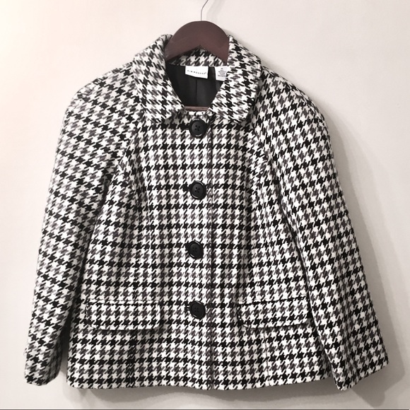 Kim Rogers Jackets & Blazers - Kim Rogers Houndstooth Swing Jacket sz 10